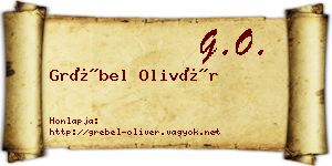 Grébel Olivér névjegykártya